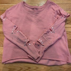 Justice Girls Size 10 Sweatshirt 60% cotton 40% Polyester